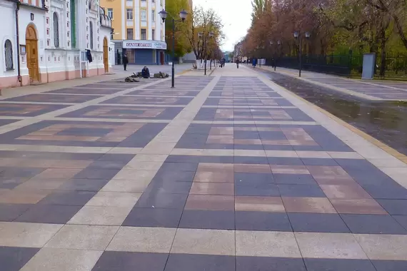 Цена на укладку тротуарной плитки