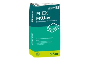 72984 FLEX FKU-w Плиточный клей универсальный белый С2 ТЕ 25кг